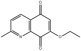 5,8-Quinolinedione,7-ethoxy-2-methyl-(9CI) Struktur