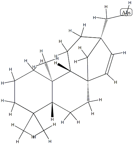 17-Norkaur-15-ene-13-methanol Struktur