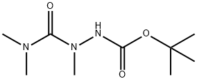 Hydrazinecarboxylic acid, 2-[(dimethylamino)carbonyl]-2-methyl-, 1,1- Struktur