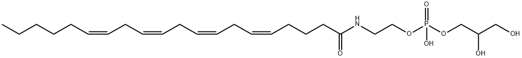 GLYCEROPHOSPHO-N-ARACHIDONOYL ETHANOLAMINE Struktur