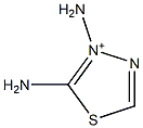 1,3,4-Thiadiazolium,2,3-diamino-(9CI) Struktur