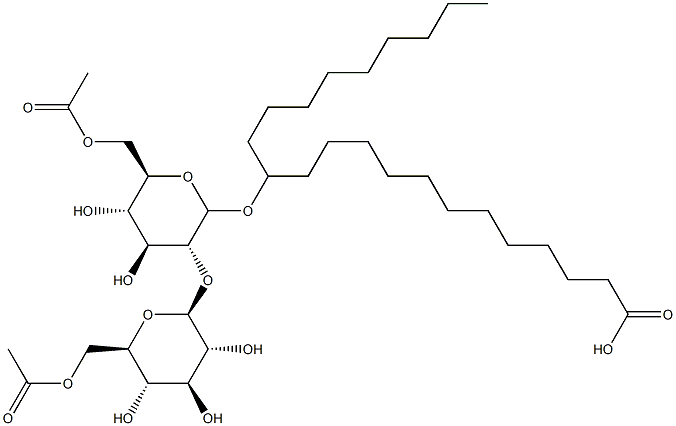 hydroxydocosanoic acid sophoroside Struktur