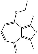 4H-Cyclohepta[c]furan-4-one,8-ethoxy-1,3-dimethyl-(9CI) Struktur