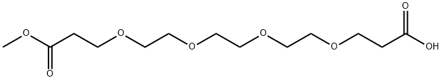 Acid-PEG4-mono-methyl ester Struktur