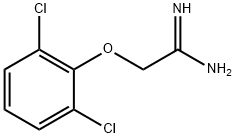 2-(2,6-dichlorophenoxy)acetamidine Struktur