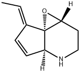 7-Ethylidene-1a,2,3,4,4a,7-hexahydrocyclopent[b]oxireno[c]pyridine Struktur