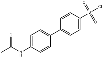 4''-(ACETYLAMINO)-1,1''-BIPHENYL-4-SULFONYL CHLORIDE Struktur