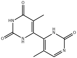 5,5'-Dimethyl-4,4'-bipyrimidine-2,2',6(1H,1'H,3H)-trione Struktur