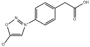 3-(α-Carboxy-p-tolyl)sydnone Struktur