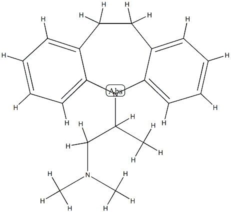 10,11-Dihydro-N,N,β-trimethyl-5H-dibenz[b,f]azepine-5-ethanamine Struktur