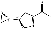 Ethanone, 1-[(5R)-4,5-dihydro-5-(2S)-oxiranyl-3-isoxazolyl]-, rel- (9CI) Struktur