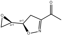 Ethanone, 1-[(5R)-4,5-dihydro-5-(2R)-oxiranyl-3-isoxazolyl]-, rel- (9CI) Struktur