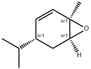 7-Oxabicyclo[4.1.0]hept-2-ene,1-methyl-4-(1-methylethyl)-,(1R,4R,6S)-rel-(9CI) Struktur