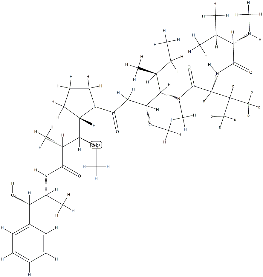 D8-MMAE Struktur