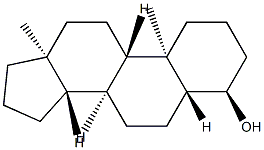 5α-Androstan-4α-ol Struktur