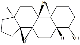 5α-Androstan-4β-ol Struktur