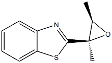 Benzothiazole, 2-[(2R,3R)-2,3-dimethyloxiranyl]-, rel-(-)- (9CI) Struktur