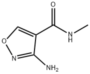 4-Isoxazolecarboxamide,3-amino-N-methyl-(9CI) Struktur