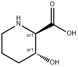 2-Piperidinecarboxylicacid,3-hydroxy-,(2R,3R)-rel-(9CI) Struktur