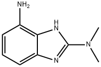 1H-Benzimidazole-2,4-diamine,N2,N2-dimethyl-(9CI) Struktur