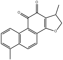 1,2-Dihydro-1,6-dimethylphenanthro[1,2-b]furan-10,11-dione Struktur