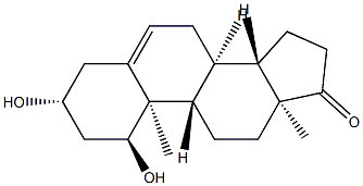 1-hydroxydehydroepiandrosterone Struktur