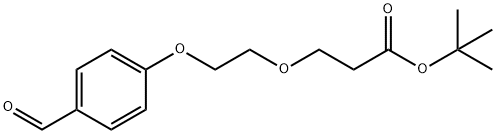 Ald-Ph-PEG2-t-butyl ester Struktur