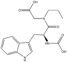 N-(Ethoxycarbonyl)-L-Trp-Gly-OMe Struktur