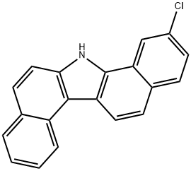 9-chloro-7H-dibenzo(ag)carbazole Struktur