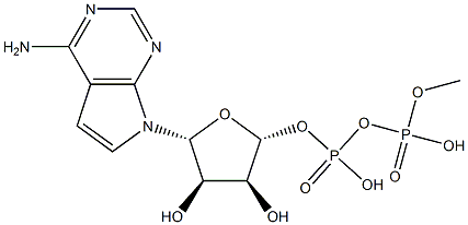 tubercidin-5'-diphosphate Struktur