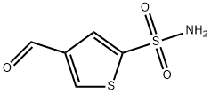 2-Thiophenesulfonamide,4-formyl-(9CI) Struktur