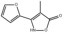 5(2H)-Isoxazolone,3-(2-furanyl)-4-methyl-(9CI) Struktur