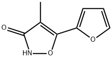 3(2H)-Isoxazolone,5-(2-furanyl)-4-methyl-(9CI) Struktur