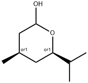 2H-Pyran-2-ol,tetrahydro-4-methyl-6-(1-methylethyl)-,(4R,6R)-rel-(9CI) Struktur