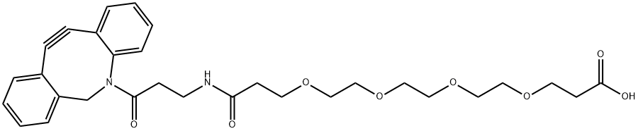 DBCO-PEG4-acid Struktur