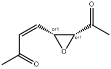 3-Buten-2-one, 4-[(2R,3R)-3-acetyloxiranyl]-, (3Z)-rel- (9CI) Struktur