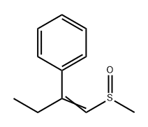 β-Ethylstyryl(methyl) sulfoxide Struktur