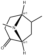 8-Azabicyclo[3.2.1]octan-2-one,6,8-dimethyl-,(1R,5R)-rel-(9CI) Struktur