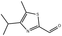 2-Thiazolecarboxaldehyde,5-methyl-4-(1-methylethyl)-(9CI) Struktur