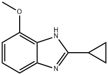 1H-Benzimidazole,2-cyclopropyl-4-methoxy-(9CI) Struktur