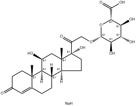 Cortisol 21-β-D-Glucuronide SodiuM Salt(>90%) Struktur