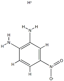 o-Phenylenediamine,  4-nitro-,  conjugate  monoacid  (8CI) Struktur