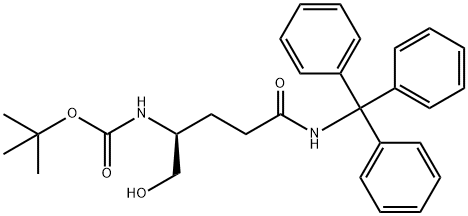 Boc-Gln[Trt]-Ol Struktur