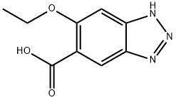 1H-Benzotriazole-5-carboxylicacid,6-ethoxy-(9CI) Struktur