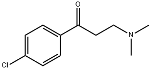 1-(4-Chlorophenyl)-3-(dimethylamino)-1-propanone Struktur