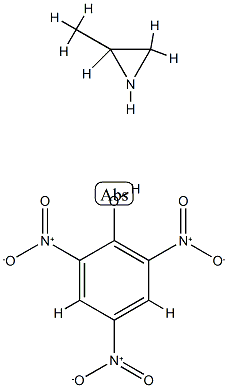 2-methylaziridine, 2,4,6-trinitrophenol Struktur