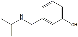 3-[(propan-2-ylamino)methyl]phenol Struktur