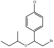 [α-(Bromomethyl)-p-chlorobenzyl]sec-butyl ether Struktur