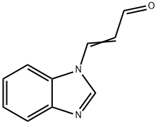 2-Propenal,3-(1H-benzimidazol-1-yl)-(9CI) Struktur