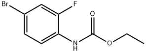 ethyl 4-bromo-2-fluorophenylcarbamate Struktur